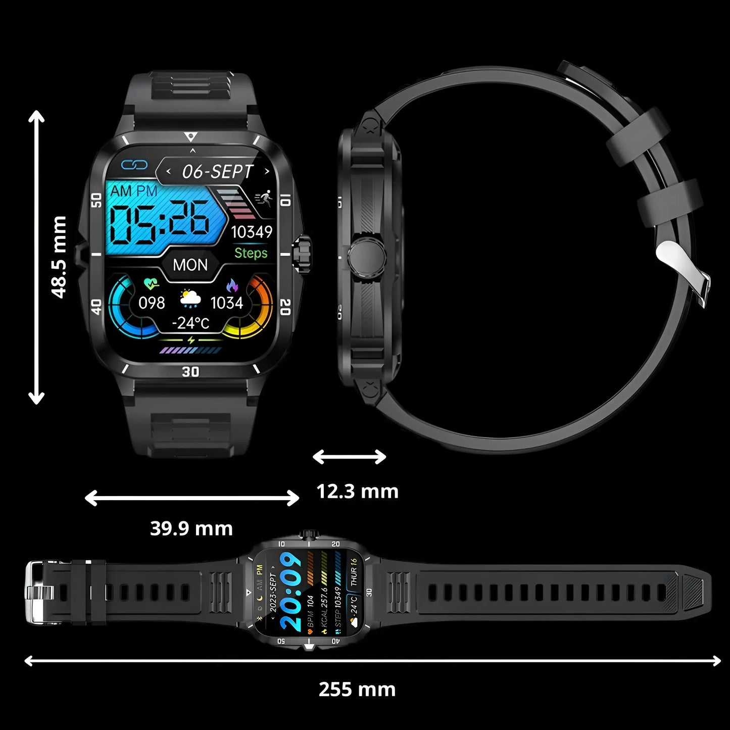 Smartwatch MILITAR PRO 6